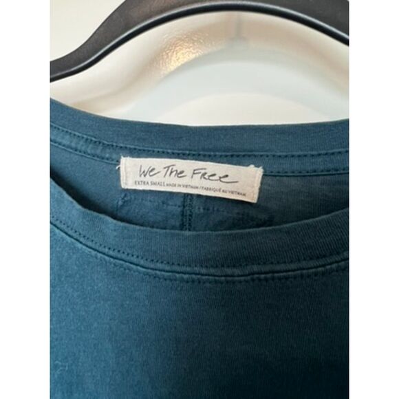 Free People We The Free Nina Short Sleeve Tee Navy Patina - Picture 6 of 6
